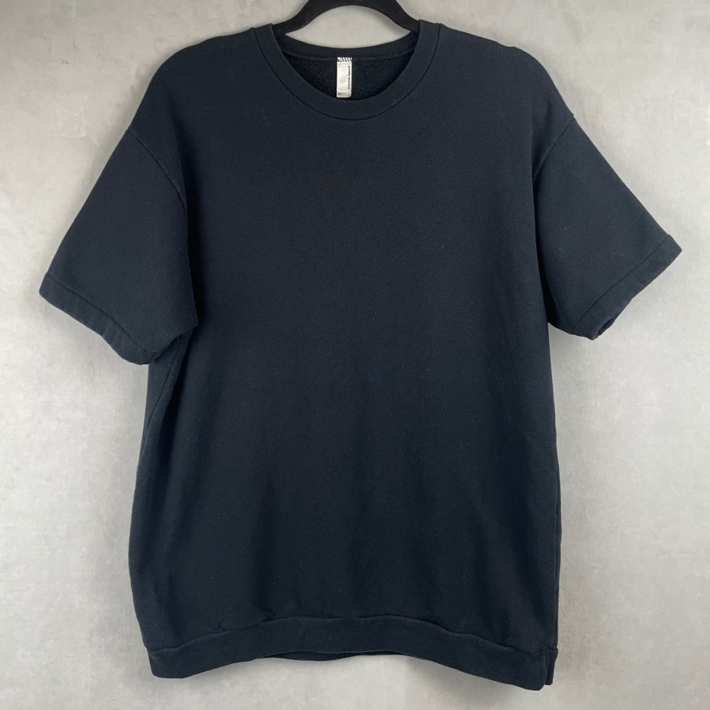 American Apparel Black Crewneck Sweatshirt Tee